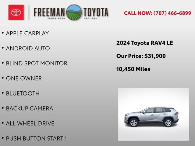 2024 Toyota RAV4 LE AWD