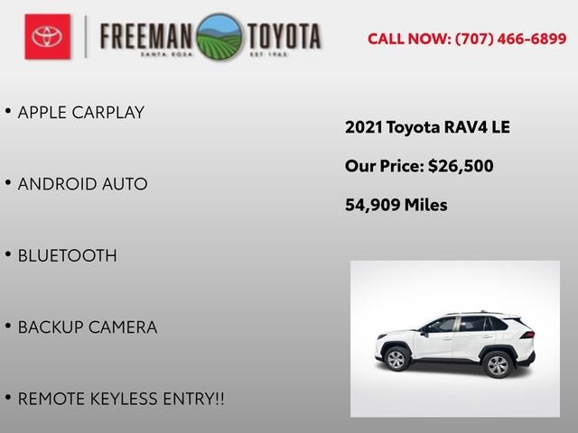 2021 Toyota RAV4 LE FWD