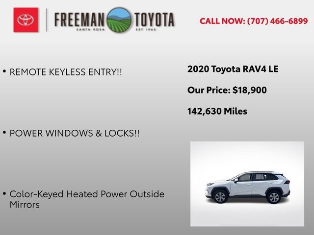 2020 Toyota RAV4 LE FWD