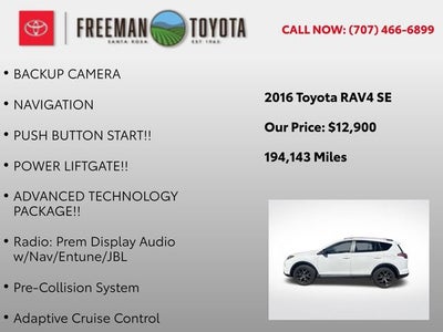 2016 Toyota RAV4 FWD 4dr SE