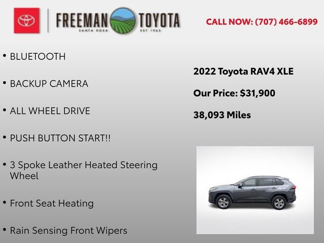 2022 Toyota RAV4 XLE AWD