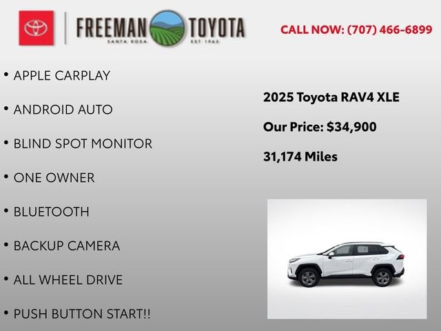 2025 Toyota RAV4 XLE AWD