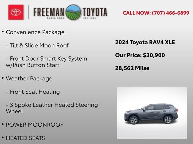 2024 Toyota RAV4 XLE AWD
