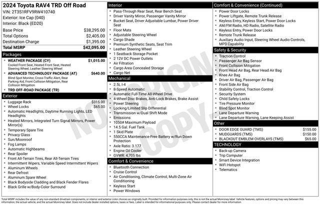 2024 Toyota RAV4 TRD Off Road AWD