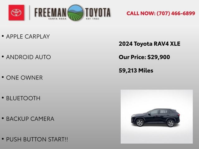 2024 Toyota RAV4 XLE FWD