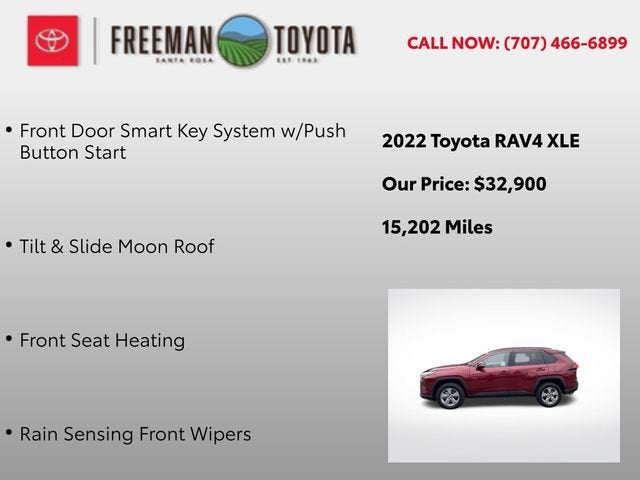 2022 Toyota RAV4 XLE FWD