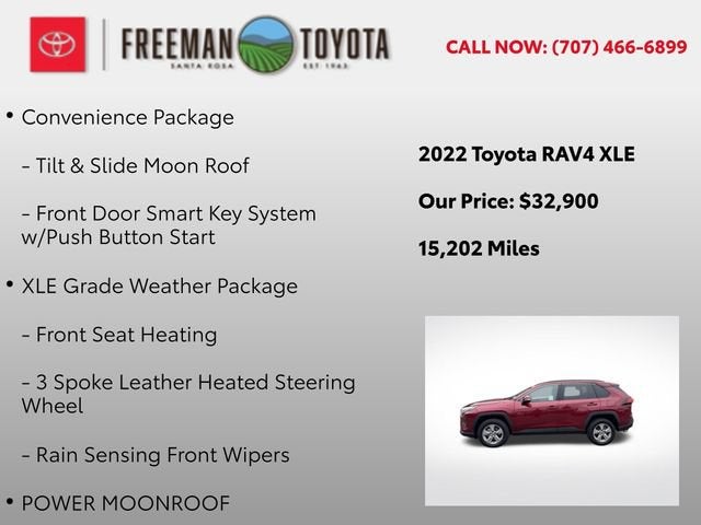 2022 Toyota RAV4 XLE FWD