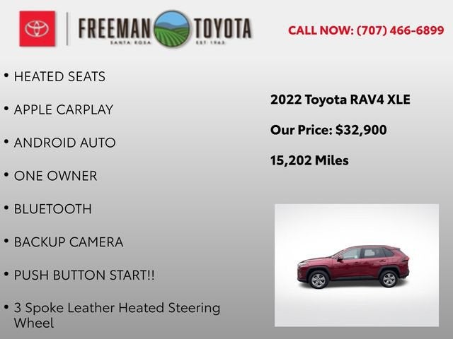 2022 Toyota RAV4 XLE FWD
