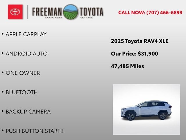 2025 Toyota RAV4 XLE FWD