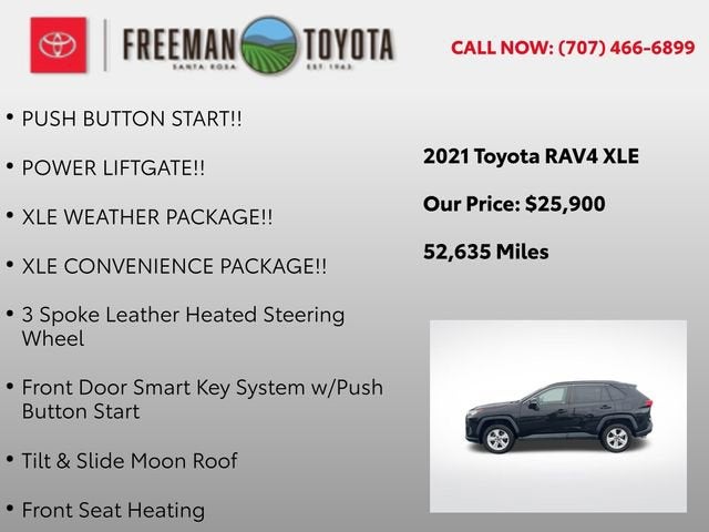 2021 Toyota RAV4 XLE FWD