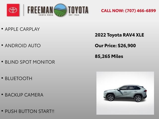 2022 Toyota RAV4 XLE FWD