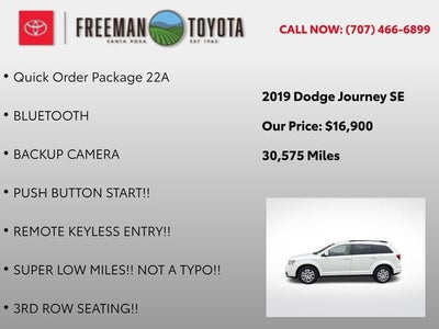2019 Dodge Journey SE FWD