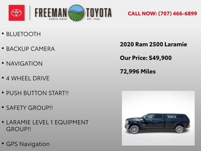 2020 RAM 2500 Laramie 4x4 Crew Cab 8' Box