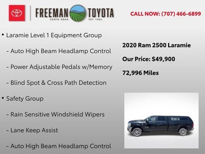 2020 RAM 2500 Laramie 4x4 Crew Cab 8' Box