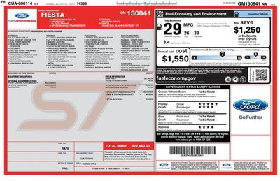 2016 Ford Fiesta 5dr HB ST