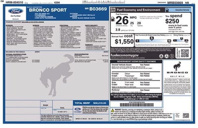 2021 Ford Bronco Sport Big Bend 4x4