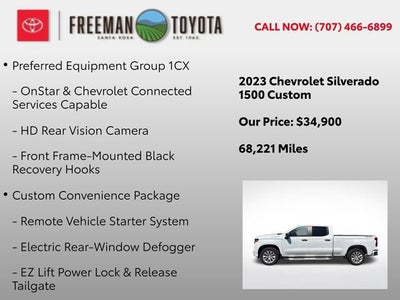 2023 Chevrolet Silverado 1500 4WD Crew Cab 157 Custom