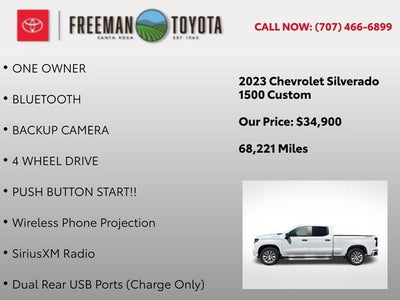 2023 Chevrolet Silverado 1500 4WD Crew Cab 157 Custom