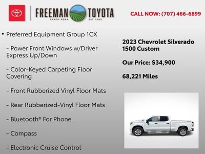 2023 Chevrolet Silverado 1500 4WD Crew Cab 157 Custom
