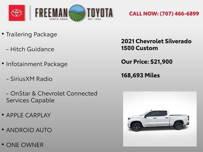 2021 Chevrolet Silverado 1500 4WD Crew Cab 147 Custom