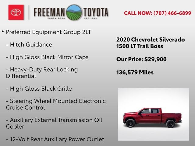 2020 Chevrolet Silverado 1500 4WD Crew Cab 147 LT Trail Boss