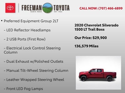 2020 Chevrolet Silverado 1500 4WD Crew Cab 147 LT Trail Boss