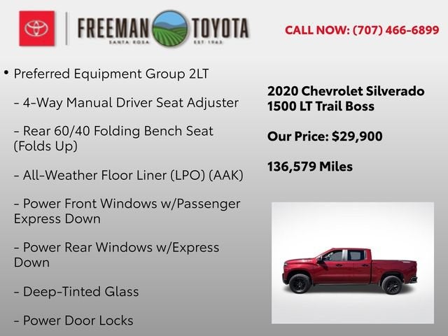 2020 Chevrolet Silverado 1500 4WD Crew Cab 147 LT Trail Boss