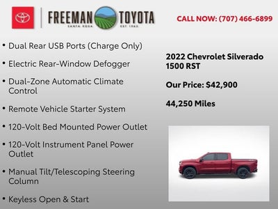 2022 Chevrolet Silverado 1500 4WD Crew Cab 147 RST