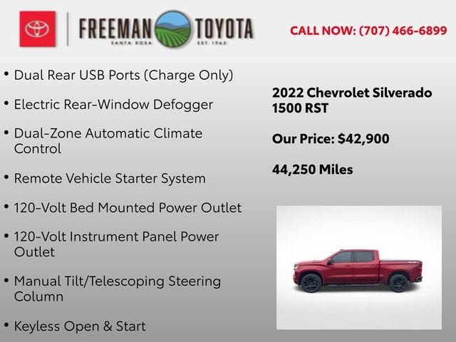 2022 Chevrolet Silverado 1500 4WD Crew Cab 147 RST