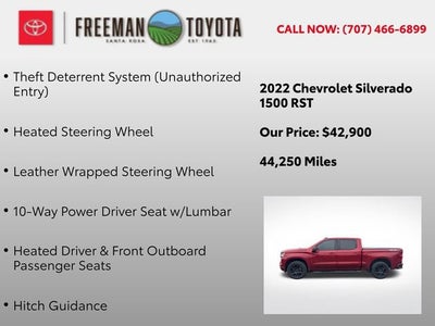 2022 Chevrolet Silverado 1500 4WD Crew Cab 147 RST