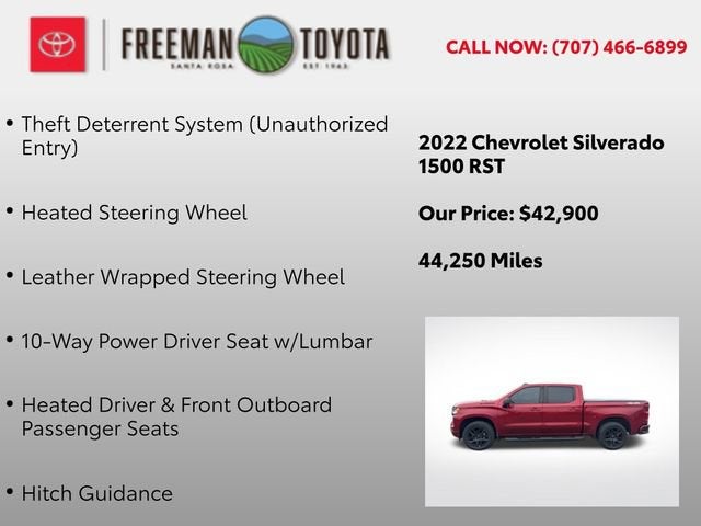 2022 Chevrolet Silverado 1500 4WD Crew Cab 147 RST