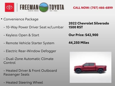 2022 Chevrolet Silverado 1500 4WD Crew Cab 147 RST