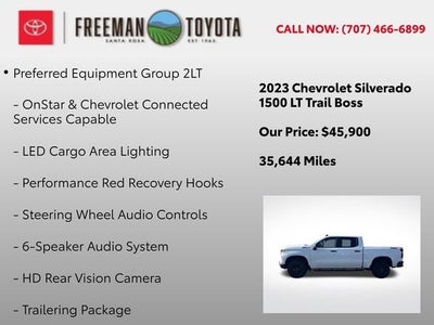 2023 Chevrolet Silverado 1500 4WD Crew Cab 147 LT Trail Boss