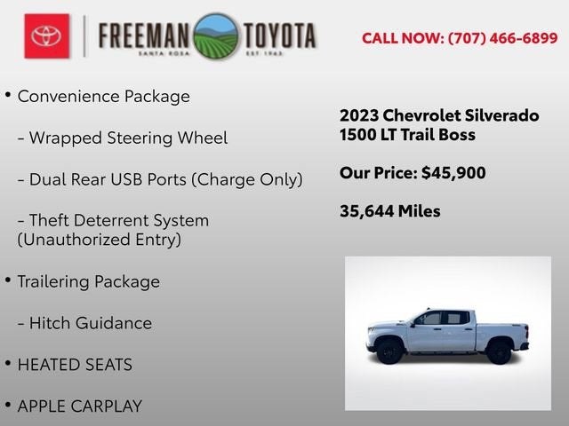 2023 Chevrolet Silverado 1500 4WD Crew Cab 147 LT Trail Boss