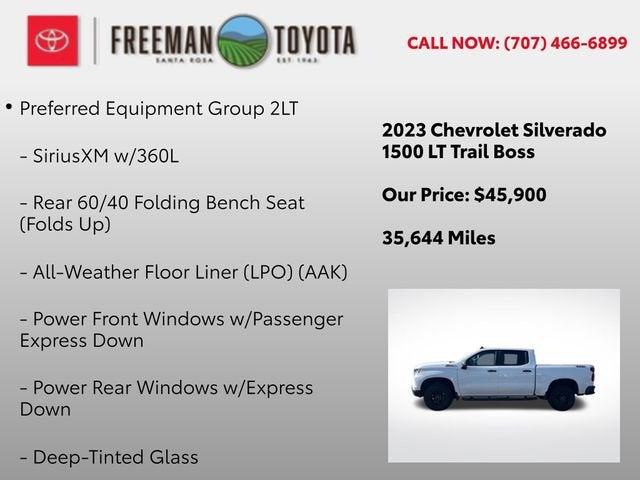 2023 Chevrolet Silverado 1500 4WD Crew Cab 147 LT Trail Boss