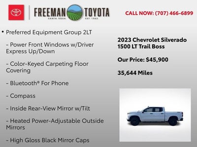 2023 Chevrolet Silverado 1500 4WD Crew Cab 147 LT Trail Boss