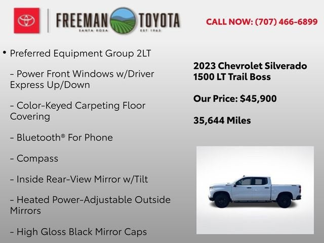 2023 Chevrolet Silverado 1500 4WD Crew Cab 147 LT Trail Boss