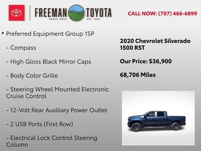 2020 Chevrolet Silverado 1500 4WD Crew Cab 147 RST