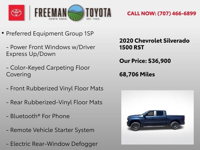2020 Chevrolet Silverado 1500 4WD Crew Cab 147 RST