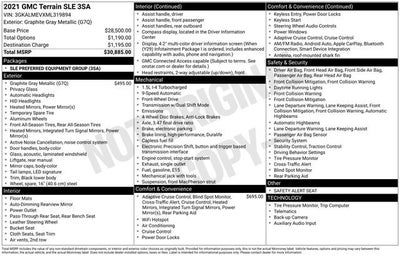 2021 GMC Terrain FWD 4dr SLE