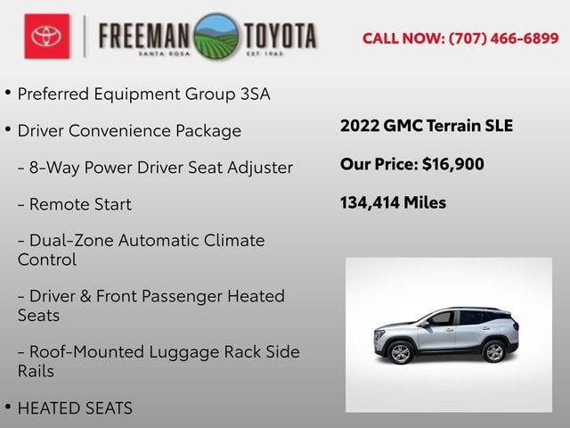 2022 GMC Terrain AWD 4dr SLE