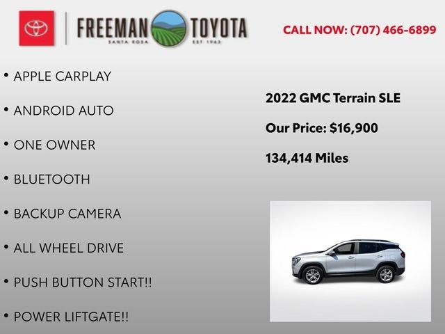 2022 GMC Terrain AWD 4dr SLE