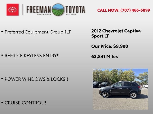 2012 Chevrolet Captiva Sport Fleet FWD 4dr LT