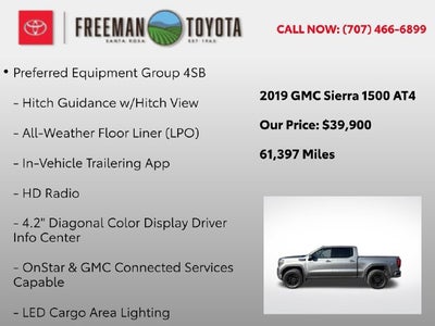 2019 GMC Sierra 1500 4WD Crew Cab 147 AT4