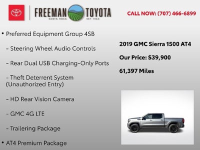 2019 GMC Sierra 1500 4WD Crew Cab 147 AT4