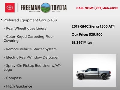 2019 GMC Sierra 1500 4WD Crew Cab 147 AT4