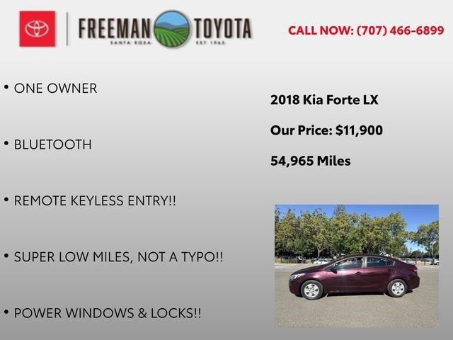 2018 Kia Forte LX Auto