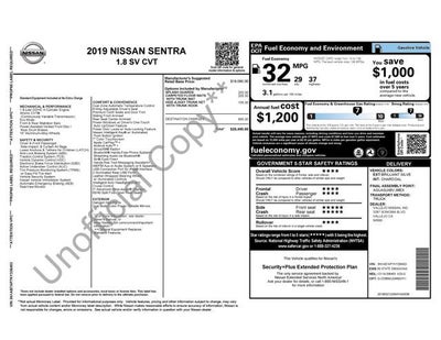 2019 Nissan Sentra SV CVT *Ltd Avail*