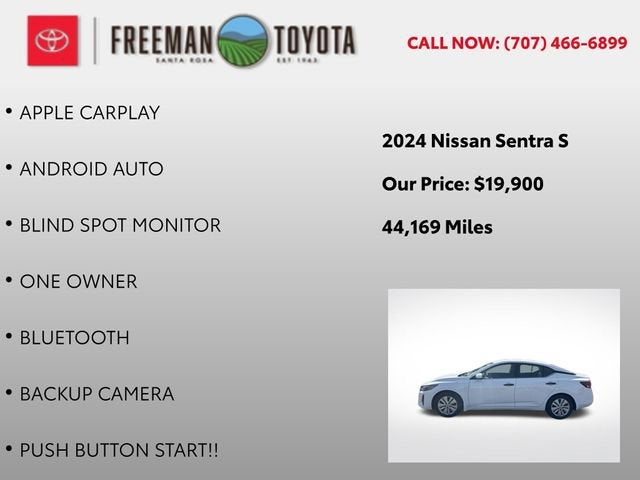2024 Nissan Sentra S CVT