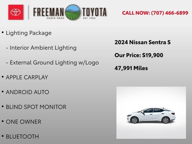 2024 Nissan Sentra S CVT